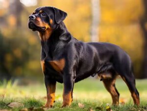 le Rottweiler avec d'autres animaux