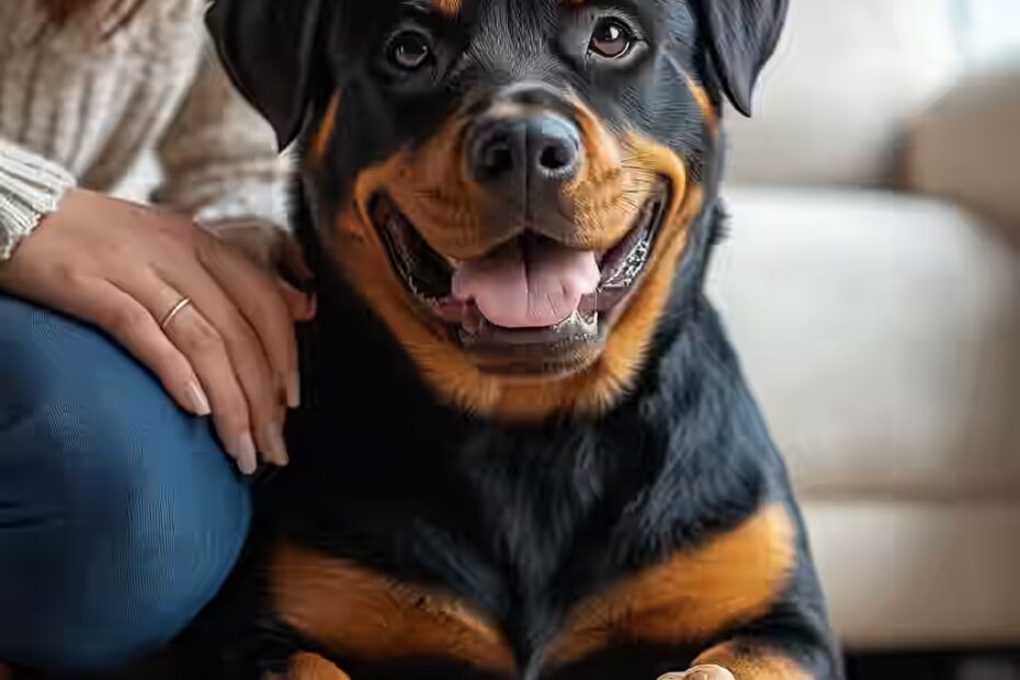 Le Rottweiler en appartement